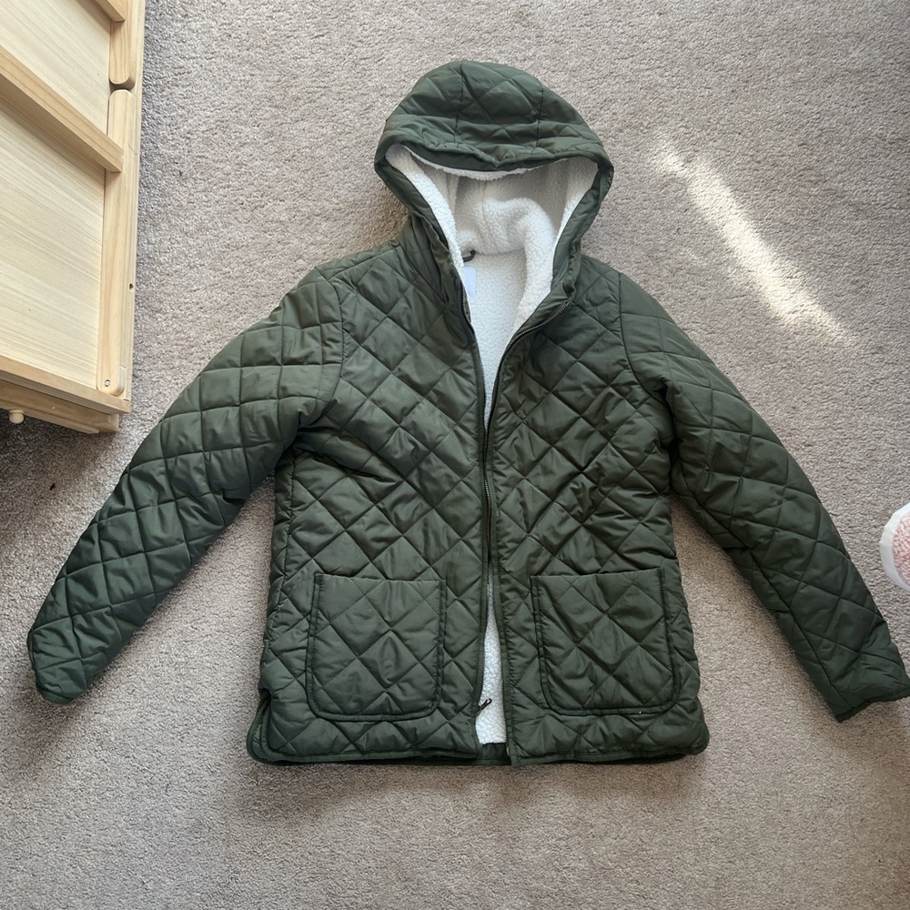 Old Navy Cream Sherpa Jacket
